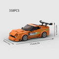 MOC City Racing Supercar Building Blocks R34 RX7 Supra Model