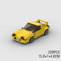 MOC City Racing Supercar Building Blocks R34 RX7 Supra Model