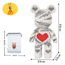 Kawaii Bear Building Blocks Large 43cm Assembly Toy Home Decor Gift