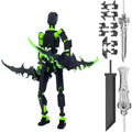 13 Multi Jointed Action Figure with Accessories Mechanical Body Toy Gift