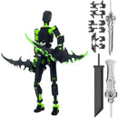 13 Multi Jointed Action Figure with Accessories Mechanical Body Toy Gift