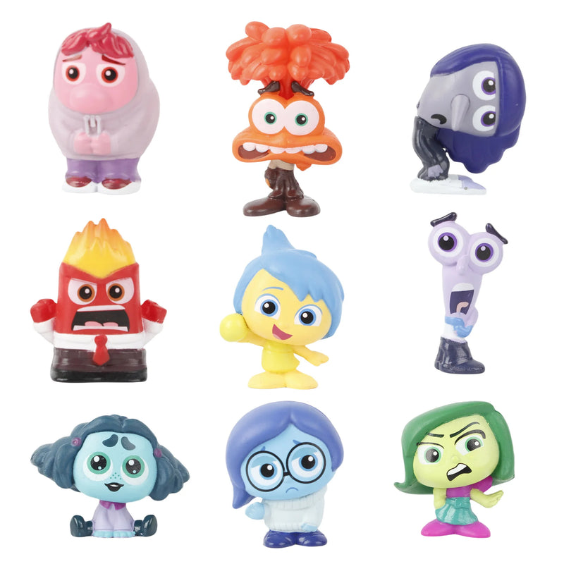 Inside Out Movie Action Figure Collection Complete Set With 9 Pieces