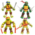 TMNT Ninja Turtles 4 Piece Action Figure Set Limited Edition Collectible Gift
