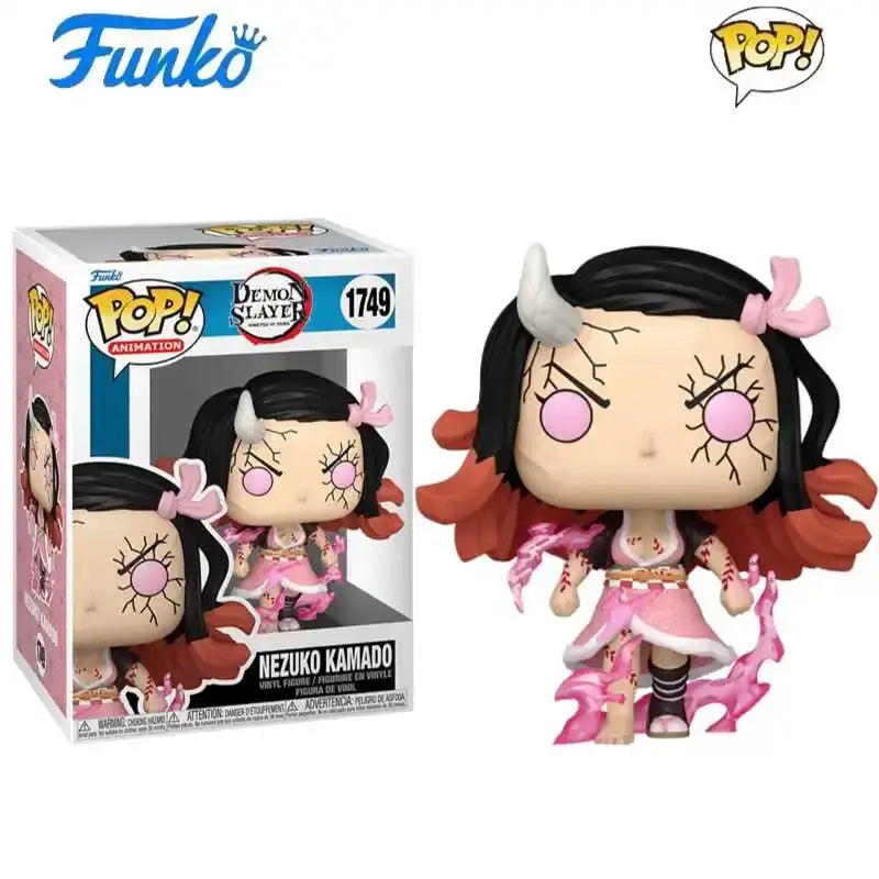 Funko Pop Demon Slayer Nezuko Tanjiro Tengen Anime Figure Collectible Gift