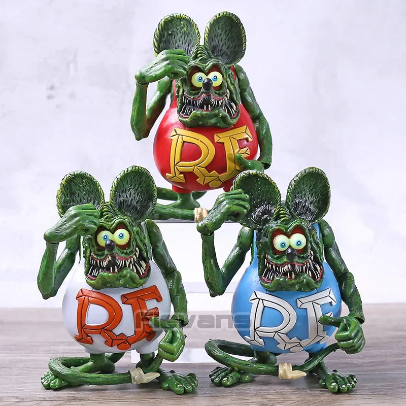 Rat Fink Movable PVC Action Figure - Collectible Model Toy