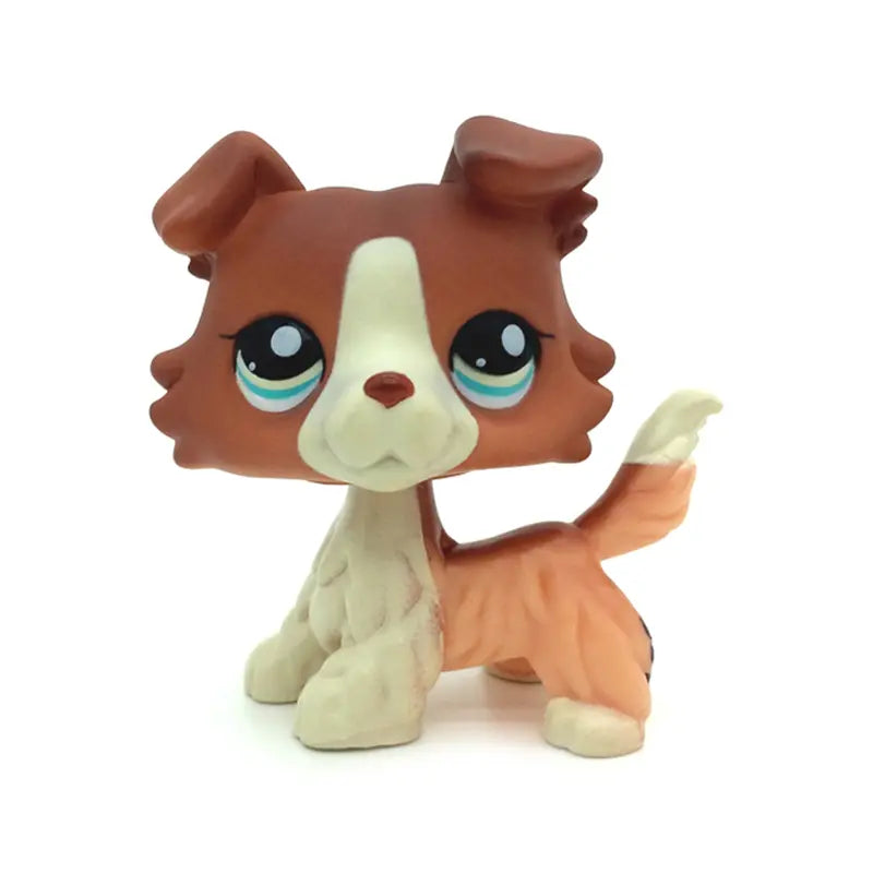Rare LPS Dog Figure Cute Collectible Sausage Pet Toy for Kids Gifts