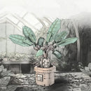 Creative Cartoon Grass and Plant Building Blocks Model Brick Set