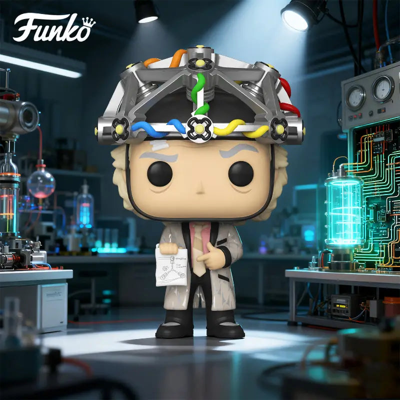 Funko Pop Back to the Future Doc Brown Authentic Vinyl Collectible