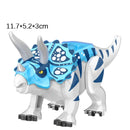 Jurassic World Mega Dino T Rex vs Raptor Building Blocks Battle Set