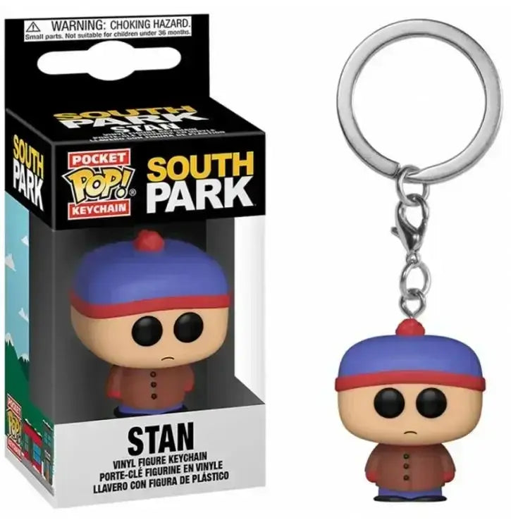 Funko POP Pocket Keychain South Park Kyle Stan Zombie Kenny Cartman Toy Gift