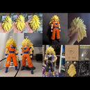 Dragon Ball SHF SSJ3 Vegito Bardock Goku Gogeta Head Accessories Kit