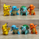 Pokemon Pikachu Charmander Squirtle Bulbasaur Mini Figures Kids Gift