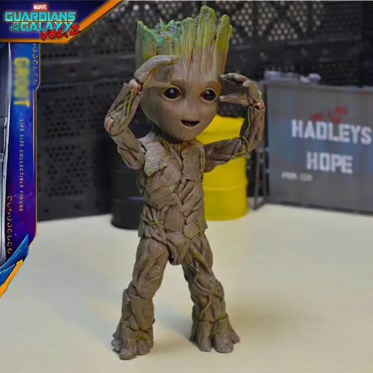 Groot Cute Baby Tree Man Articulated Action Figure Collectible Toy