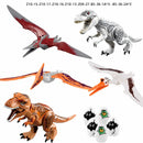 Jurassic World Mega Dino T Rex vs Raptor Building Blocks Battle Set