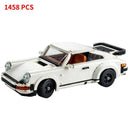 Icons Technical 911 Retro Car Model 2in1 Race Kit DIY Gift for Adults