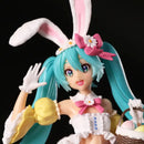 Hatsune Miku 23cm Kawaii PVC Action Figure with Bunny Ears Collectible
