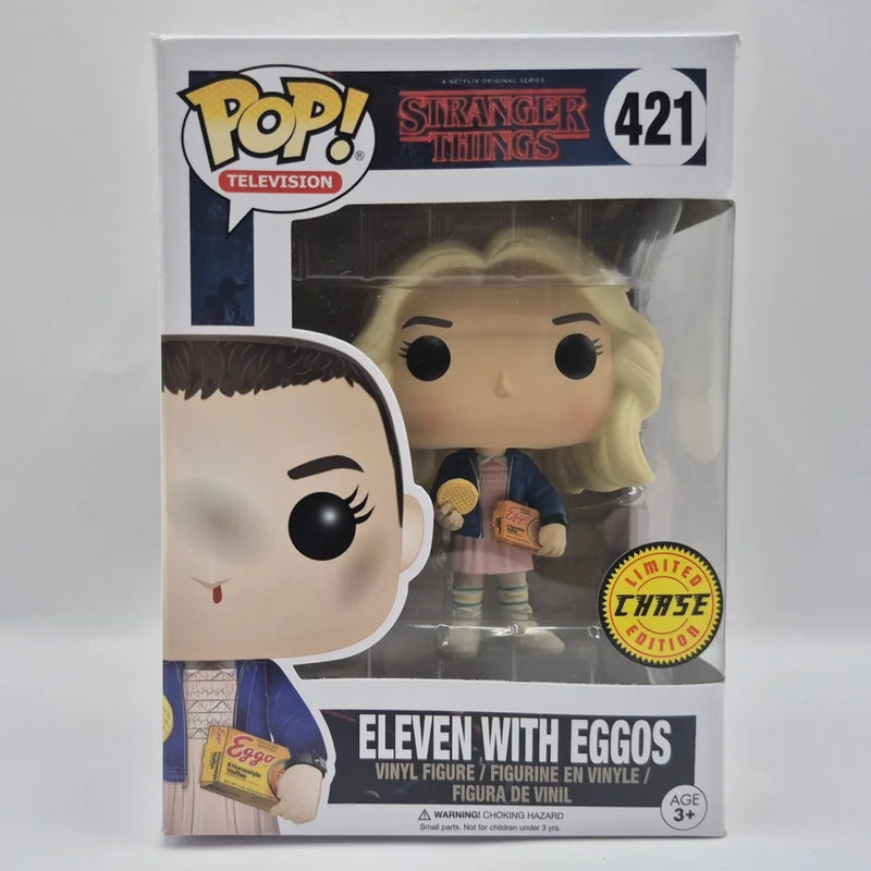 Stranger Things Eleven with Eggos Chase Funko Pop Limited Figure