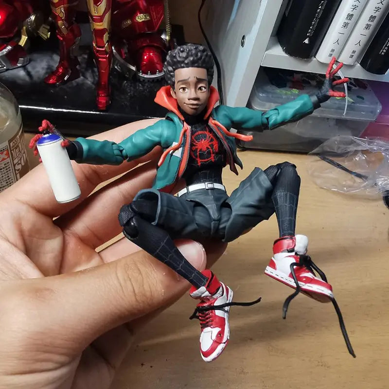 Sentinel SV Spider Man Miles Morales Action Figure Into the Spider Verse