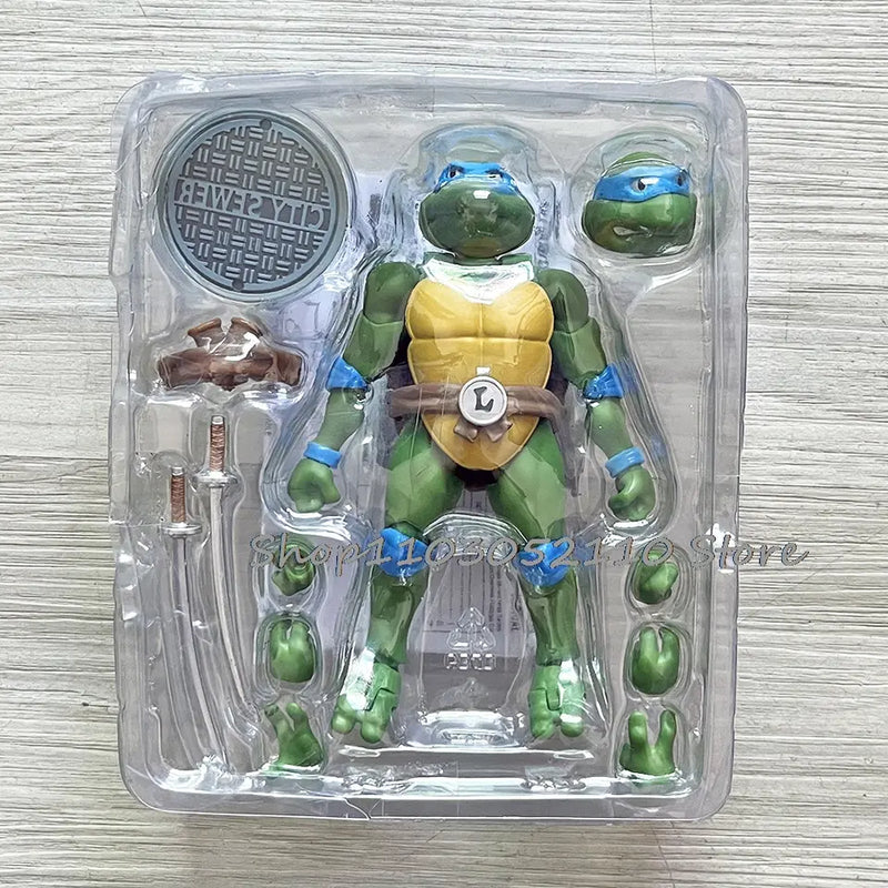 SHF Teenage Mutant Ninja Turtles 1990 Movie Raphael Leo Mikey Donnie Figure