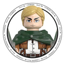 Attack on Titan Anime Building Blocks Mini Action Figures Levi Eren Mikasa Gift
