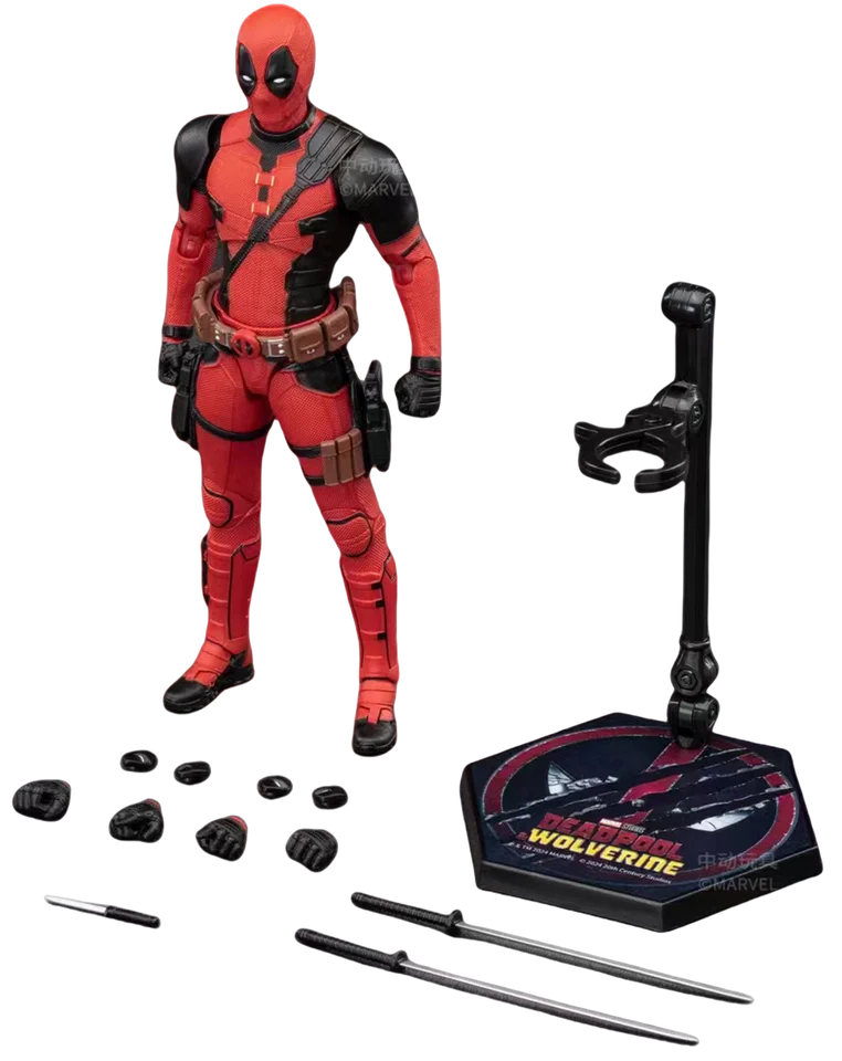 Deadpool and Wolverine Action Figure Set Marvel Collectible Toys