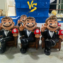 Anime Mario Game Figures GK Godfather Mario Maurer PVC Model