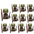 Medieval Dragon Knights Heavy Armor Building Bricks Action Figure Set 11pcs