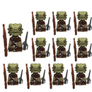 Medieval Dragon Knights Heavy Armor Building Bricks Action Figure Set 11pcs