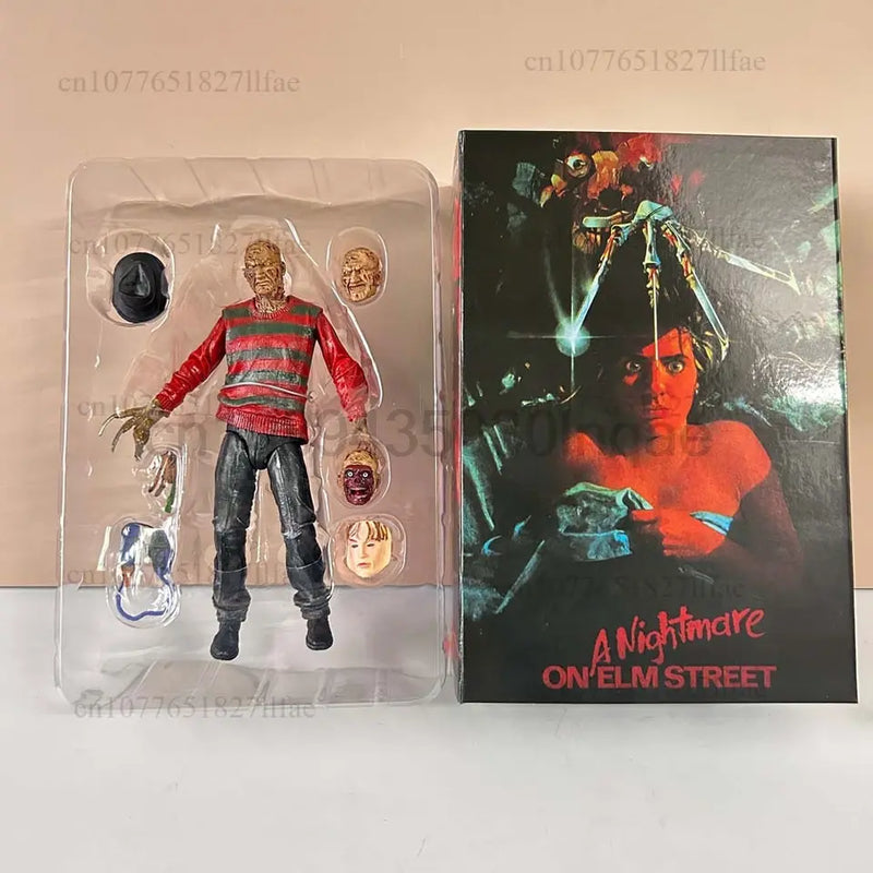 NECA Nightmare on Elm Street 3 Freddy Krueger Horror Action Figure 18cm