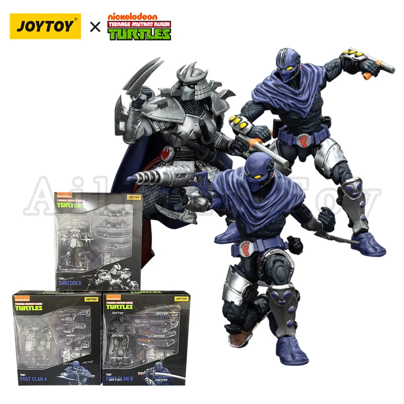 JOYTOY Turtles Shredder Foot Clan Anime Toy Action Figure