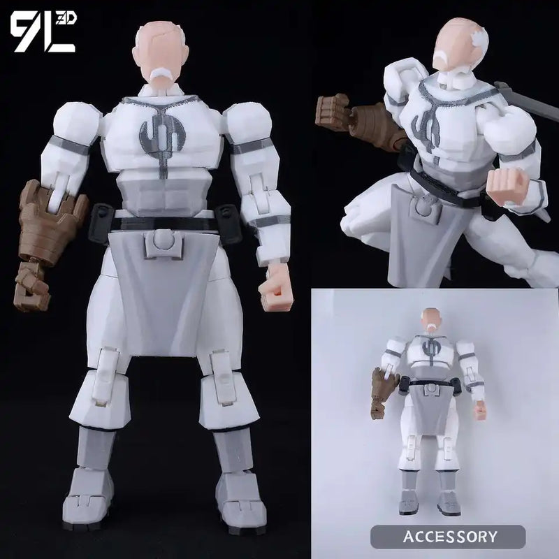 9L3D Printed Invincible 2.0 Superheroes Multi Jointed Action Figure Model