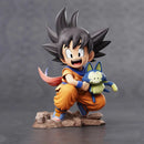 Dragon Ball Q Version Figure Childhood Goku with Poole Collectible Toy