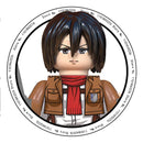 Attack on Titan Anime Building Blocks Mini Action Figures Levi Eren Mikasa Gift