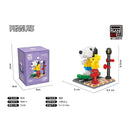 Snoopy Diamond Building Blocks Street View Character Scene Mini Bricks Gift