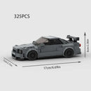 MOC City Racing Supercar Building Blocks R34 RX7 Supra Model