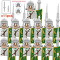 Medieval Dragon Knights Heavy Armor Building Bricks Action Figure Set 11pcs