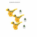 Jurassic World Mega Dino T Rex vs Raptor Building Blocks Battle Set