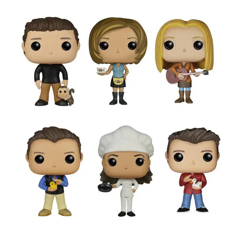 Friends Rachel Joey Phoebe Monica Chandler Ross Vinyl Figure Collectible Toy