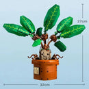 Creative Cartoon Grass and Plant Building Blocks Model Brick Set