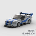 MOC City Racing Supercar Building Blocks R34 RX7 Supra Model