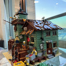 Fishermans Cabin Building Blocks Street View Architecture Model Decor Gift