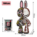 8000 Piece Diamond Rabbit Building Blocks Puzzle Home Decor Gift