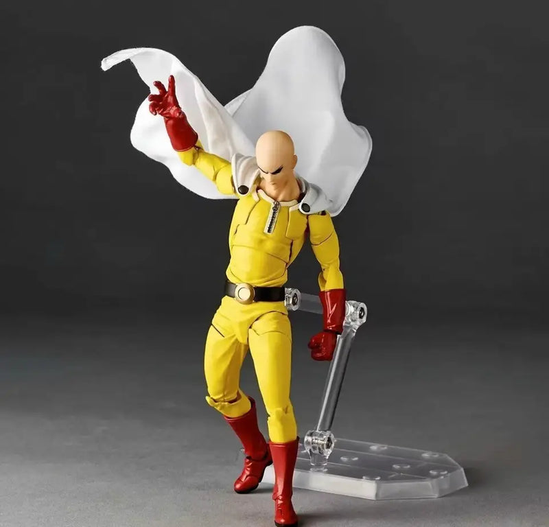 Amazing Yamaguchi Saitama One Punch Man Revoltech PVC Action Figure Collection