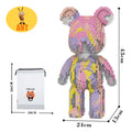 Kawaii Bear Building Blocks Large 43cm Assembly Toy Home Decor Gift