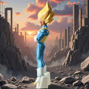 Dragon Ball Vegeta Super Saiyan Action Figure Anime Collectible Toy