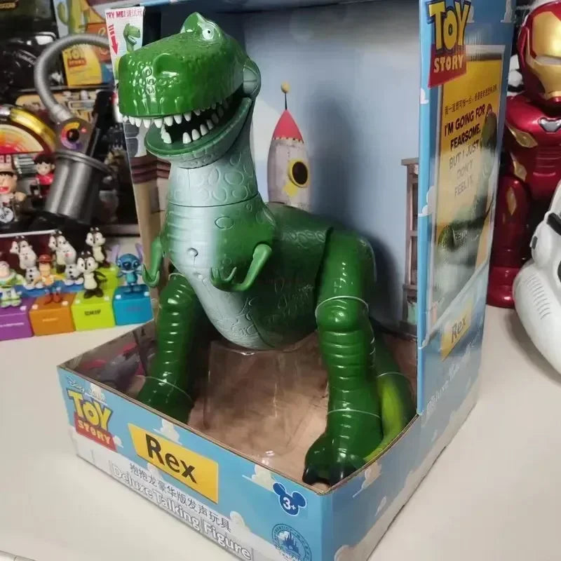 Disney Toy Story 4 Rex Action Figure – Green Dinosaur Toy for Kids