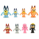 Bluey and Bingo Family Mini PVC Figures Cartoon Kids Birthday Gift