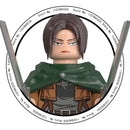 Attack on Titan Anime Building Blocks Mini Action Figures Levi Eren Mikasa Gift