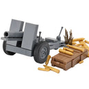 WW2 German Army Anti Tank Cannon Building Blocks Soldier MOC Toy Model