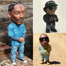 Hip Hop Rapper Statue for Desk - Tupac Notorious Eazy-E Ludacris & Snoop Dogg